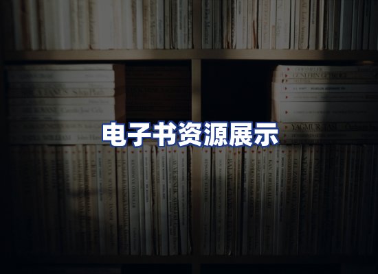 电子书资源展示